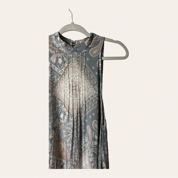 0366. FREE PEOPLE INTIMATELY SLEEVELESS DRESS HIGH NECK SIZE MEDIUM - Picture 3 of 10